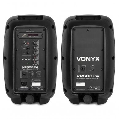 VONYX VPS082A PLUG & PLAY 400W SPEAKER SET 178.126 2